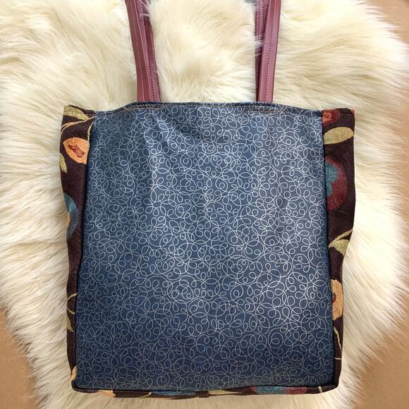 FENDON'S of Bishop CA Large Open Utility Tote Patchwork Upholstery Fabrics - Picture 14 of 16